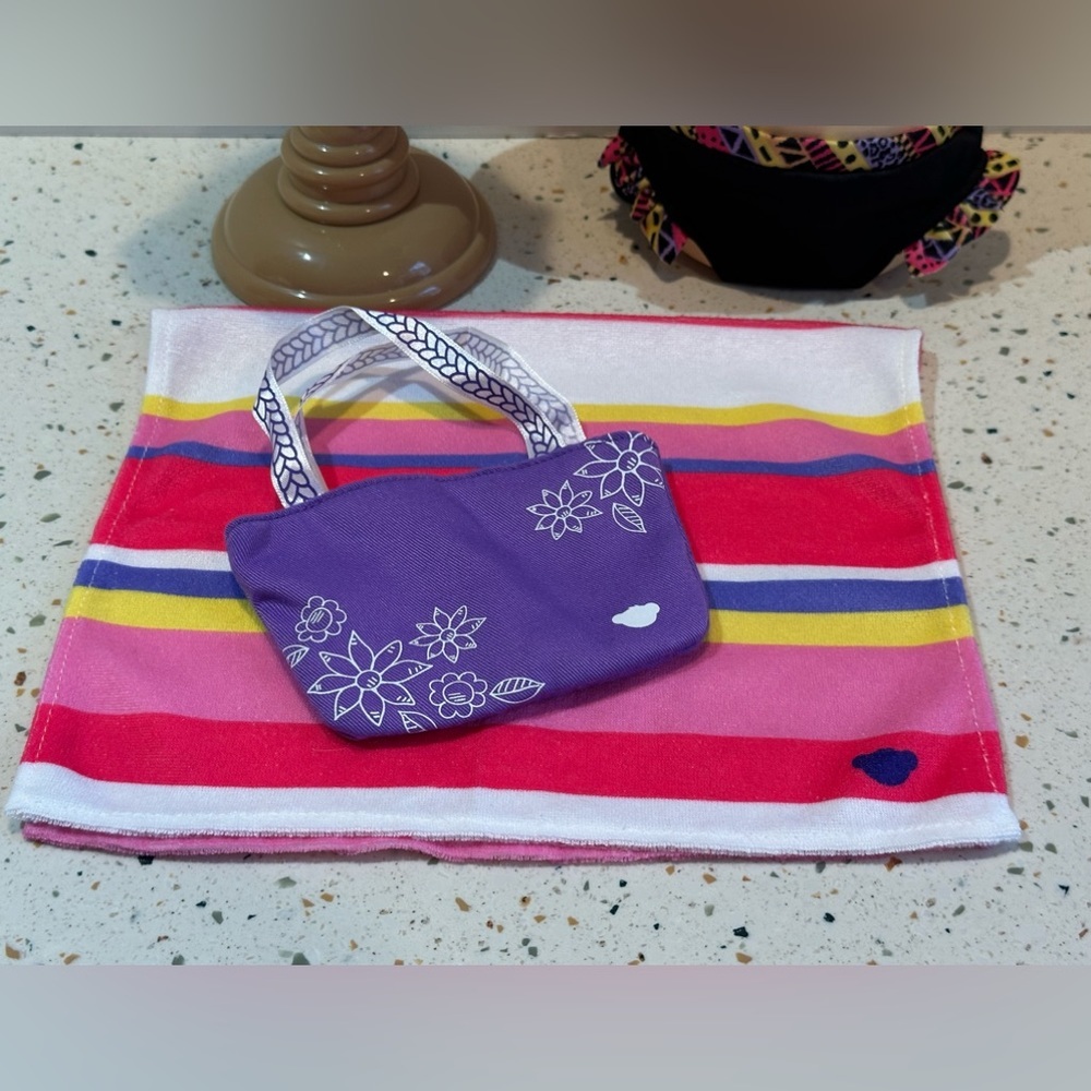 Build-A-Bear Outfit Swimsuit Towel Beach Bag Fashion Set Rabbit‎ NOT Included - Picture 11 of 12